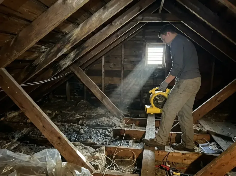 attic-water-damage-drying-proc-007 — frequently asked questions, Emergency Water Extraction & 24/7 Flood Response in Jena, LA